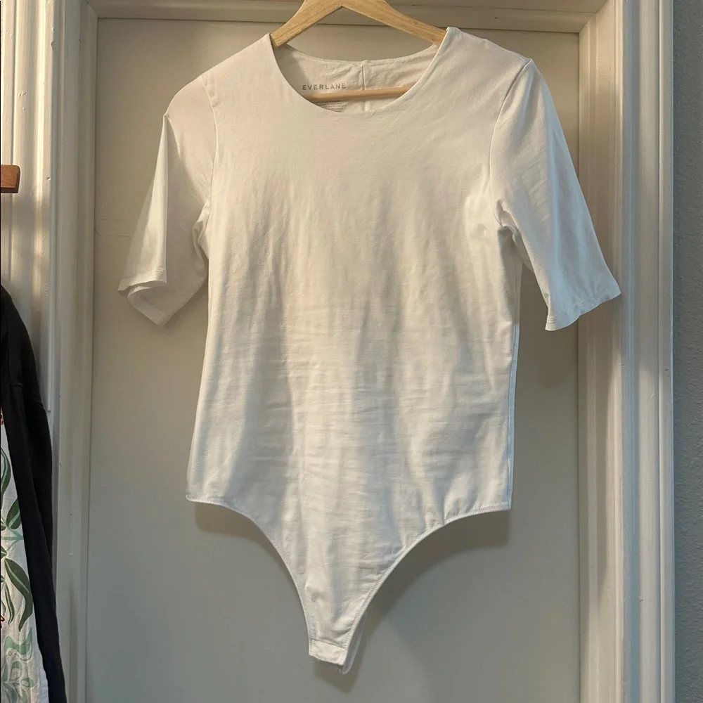 Everlane short sleeved thong bodysuit - Picture 1 of 5